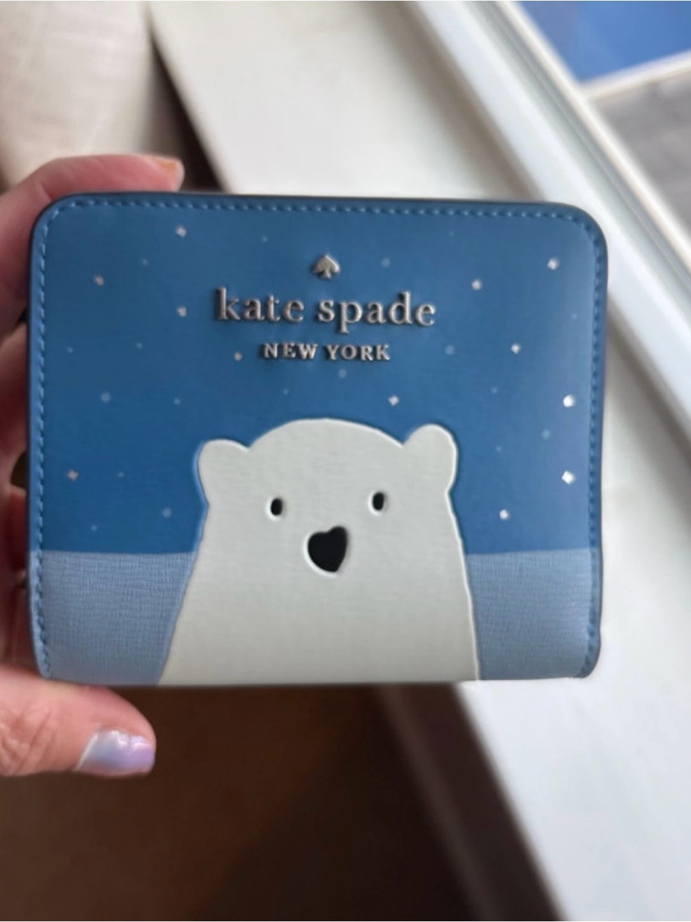Kate Spade NY Arctic Friends leather wallet LIMITED EDITION